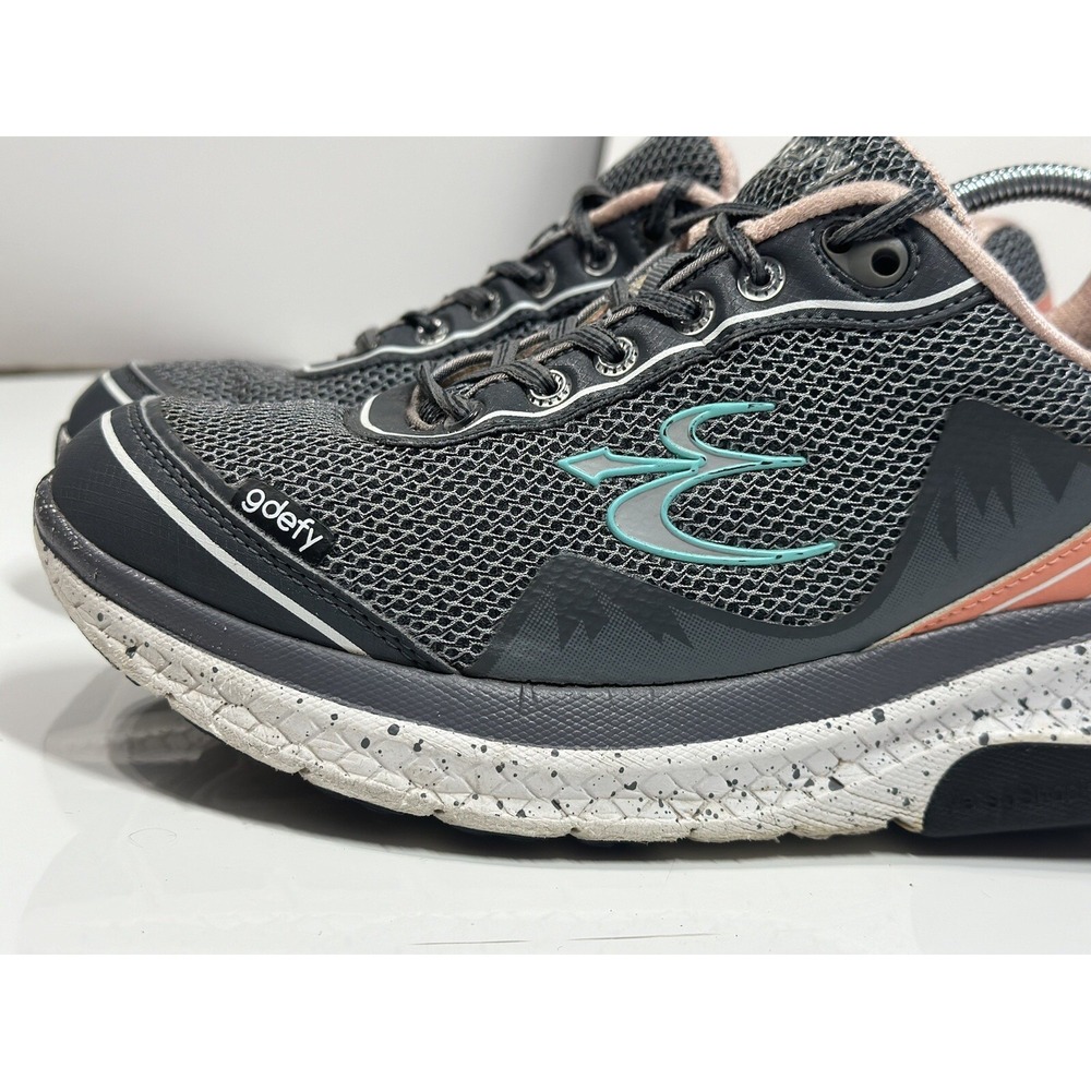 Gdefy Gravity Defyer Mighty Walk Pain Relief Shoes TB9024FGP-W Women Sz 9.5 Gray - Picture 5 of 14